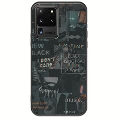Aesthetic Black Samsung Galaxy S20 Ultra Black TPU (Μαύρη Σιλικόνη)