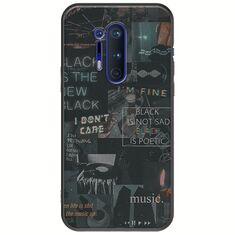 Aesthetic Black OnePlus 8 Pro Black TPU (Μαύρη Σιλικόνη)