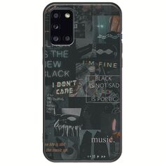 Aesthetic Black Samsung Galaxy A31 Black TPU (Μαύρη Σιλικόνη)