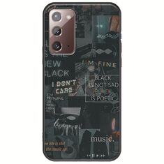 Aesthetic Black Samsung Galaxy Note 20 Black TPU (Μαύρη Σιλικόνη)