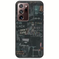 Aesthetic Black Samsung Galaxy Note 20 Ultra Black TPU (Μαύρη Σιλικόνη)