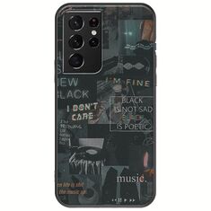 Aesthetic Black Samsung Galaxy S21 Ultra Black TPU (Μαύρη Σιλικόνη)