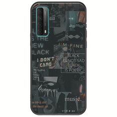 Aesthetic Black Huawei P Smart 2021 Black TPU (Μαύρη Σιλικόνη)