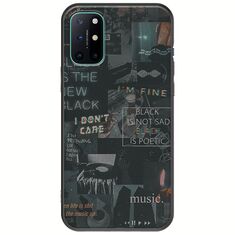 Aesthetic Black OnePlus 8T Black TPU (Μαύρη Σιλικόνη)