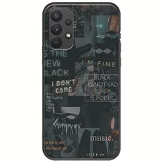 Aesthetic Black Samsung Galaxy A32 4G Black TPU (Μαύρη Σιλικόνη)