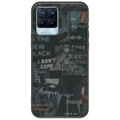 Aesthetic Black Realme 8 / 8 Pro Black TPU (Μαύρη Σιλικόνη)