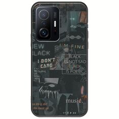 Aesthetic Black Xiaomi 11T / 11T Pro Black TPU (Μαύρη Σιλικόνη)
