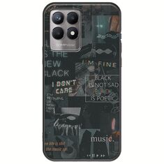 Aesthetic Black Realme 8i Black TPU (Μαύρη Σιλικόνη)