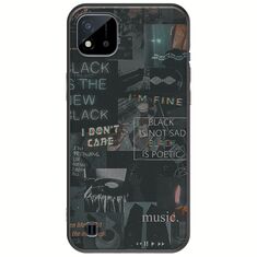 Aesthetic Black Realme C11 2021 Black TPU (Μαύρη Σιλικόνη)