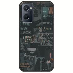 Aesthetic Black Realme 9i Black TPU (Μαύρη Σιλικόνη)