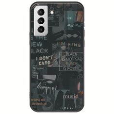 Aesthetic Black Samsung Galaxy S22 Plus Black TPU (Μαύρη Σιλικόνη)