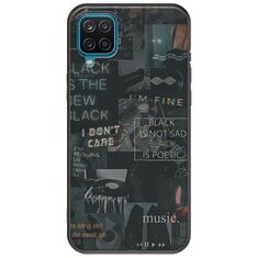 Aesthetic Black Samsung Galaxy M12 Black TPU (Μαύρη Σιλικόνη)