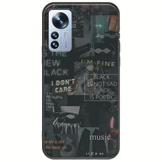 Aesthetic Black Xiaomi 12 Pro Black TPU (Μαύρη Σιλικόνη)