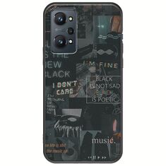 Aesthetic Black Realme GT Neo 2 5G Black TPU (Μαύρη Σιλικόνη)