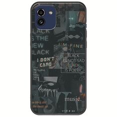 Aesthetic Black Samsung Galaxy A03 Black TPU (Μαύρη Σιλικόνη)