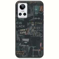 Aesthetic Black Realme GT Neo 3 Black TPU (Μαύρη Σιλικόνη)