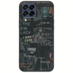 Aesthetic Black Samsung Galaxy M53 5G Black TPU (Μαύρη Σιλικόνη)
