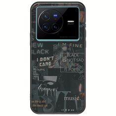 Aesthetic Black Vivo X80 Black TPU (Μαύρη Σιλικόνη)