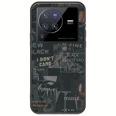 Aesthetic Black Vivo X80 Pro Black TPU (Μαύρη Σιλικόνη)