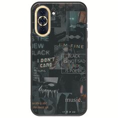 Aesthetic Black Huawei Nova 10 Black TPU (Μαύρη Σιλικόνη)