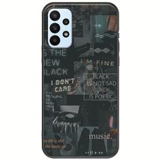 Aesthetic Black Samsung Galaxy A23 5G Black TPU (Μαύρη Σιλικόνη)