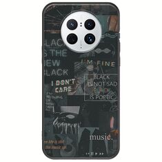 Aesthetic Black Huawei Mate 50 Pro Black TPU (Μαύρη Σιλικόνη)