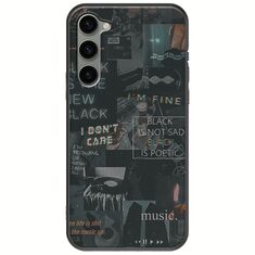 Aesthetic Black Samsung Galaxy S23 5G Black TPU (Μαύρη Σιλικόνη)