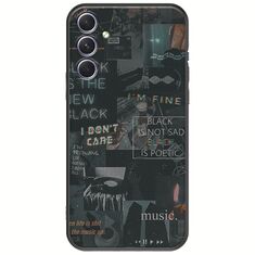 Aesthetic Black Samsung Galaxy A54 5G Black TPU (Μαύρη Σιλικόνη)
