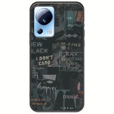 Aesthetic Black Xiaomi 13 Lite 5G Black TPU (Μαύρη Σιλικόνη)