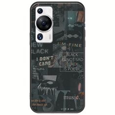 Aesthetic Black Huawei P60 Black TPU (Μαύρη Σιλικόνη)