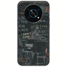 Aesthetic Black Honor Magic 4 Lite 5G Black TPU (Μαύρη Σιλικόνη)