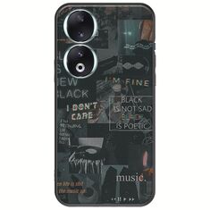 Aesthetic Black Honor 90 5G Black TPU (Μαύρη Σιλικόνη)