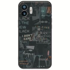 Aesthetic Black Nothing Phone (2) Black TPU (Μαύρη Σιλικόνη)