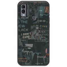 Aesthetic Black Nokia C22 Black TPU (Μαύρη Σιλικόνη)