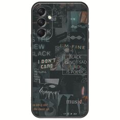 Aesthetic Black Samsung Galaxy M34 5G Black TPU (Μαύρη Σιλικόνη)