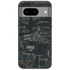 Aesthetic Black Google Pixel 8 5G Black TPU (Μαύρη Σιλικόνη)