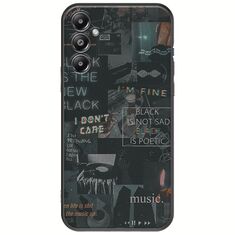 Aesthetic Black Samsung Galaxy A25 5G Black TPU (Μαύρη Σιλικόνη)