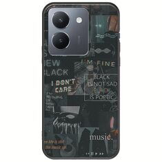 Aesthetic Black Vivo Y36 4G / 5G Black TPU (Μαύρη Σιλικόνη)