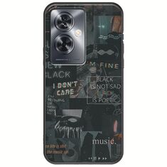 Aesthetic Black Oppo A79 5G Black TPU (Μαύρη Σιλικόνη)