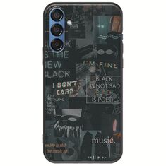 Aesthetic Black Samsung Galaxy M15 5G Black TPU (Μαύρη Σιλικόνη)