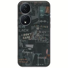 Aesthetic Black Honor 90 Smart 5G Black TPU (Μαύρη Σιλικόνη)