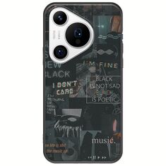 Aesthetic Black Huawei Pura 70 Pro Black TPU (Μαύρη Σιλικόνη)
