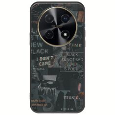 Aesthetic Black Huawei Nova 12i Black TPU (Μαύρη Σιλικόνη)