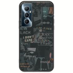 Aesthetic Black Realme C65 4G Black TPU (Μαύρη Σιλικόνη)