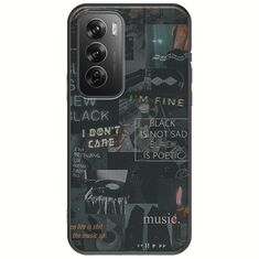 Aesthetic Black Oppo Reno 12 Pro 5G Black TPU (Μαύρη Σιλικόνη)