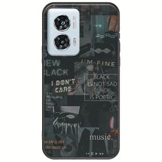 Aesthetic Black Motorola Edge 50 Fusion 5G Black TPU (Μαύρη Σιλικόνη)