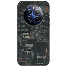 Aesthetic Black Realme 12+ 5G Black TPU (Μαύρη Σιλικόνη)