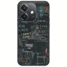 Aesthetic Black Oppo A60 5G Black TPU (Μαύρη Σιλικόνη)