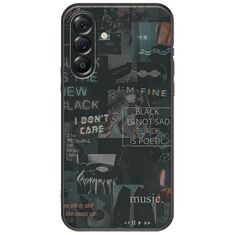 Aesthetic Black Samsung Galaxy A56 5G Black TPU (Μαύρη Σιλικόνη)