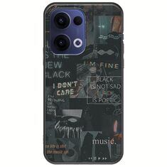 Aesthetic Black Oppo Reno 13 5G Black TPU (Μαύρη Σιλικόνη)